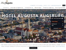 Tablet Screenshot of hotelaugusta.de